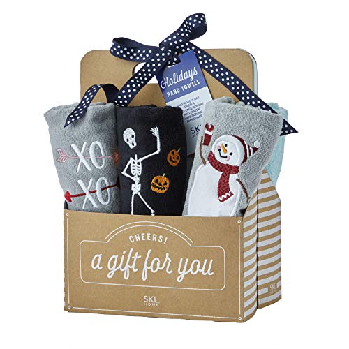 SKL Home by Saturday Knight Ltd. Holidays 6pc Hand Towel Gift Set