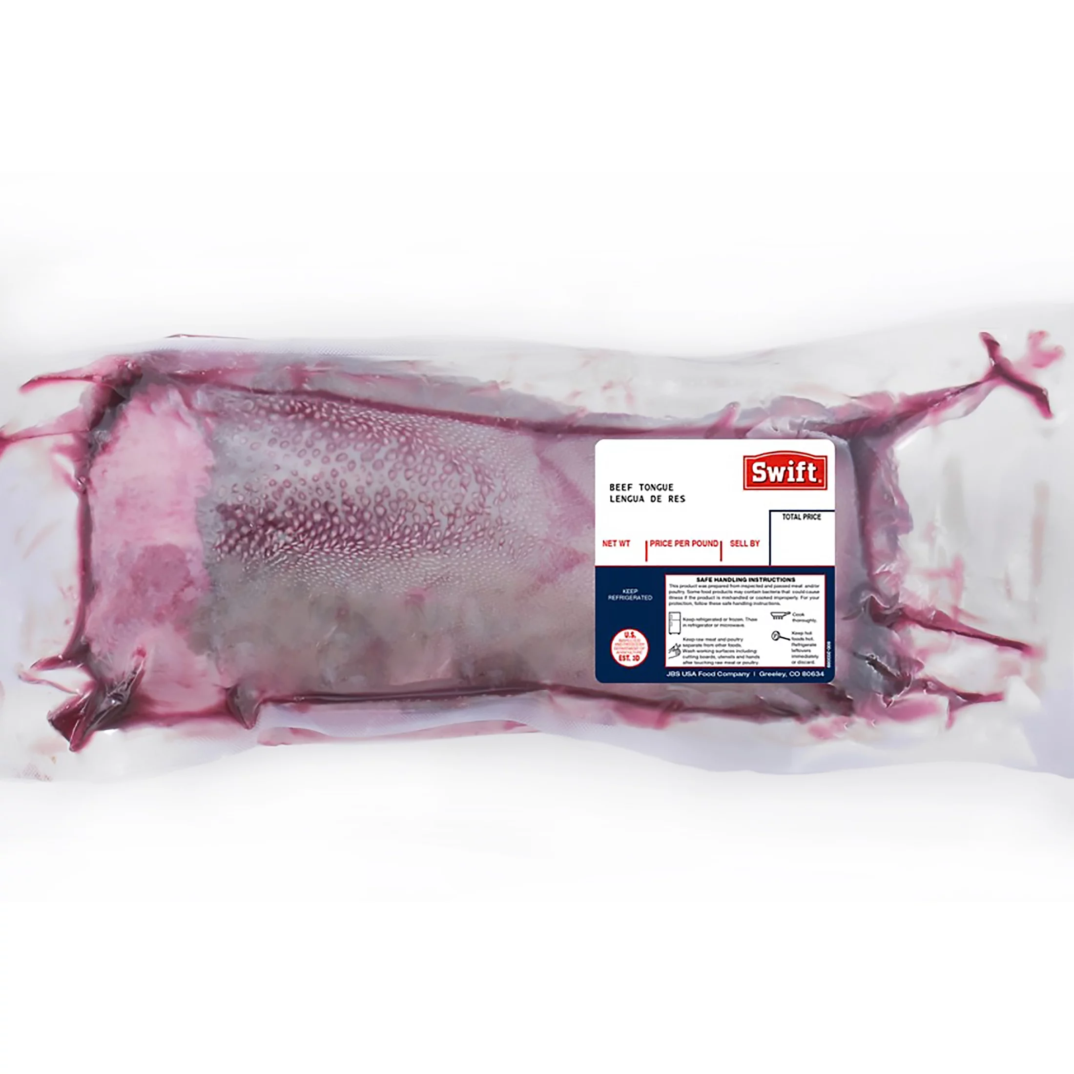 Swift®, Fresh Beef, Tongue (Lengua De Res), 3.22-4.22 lbs