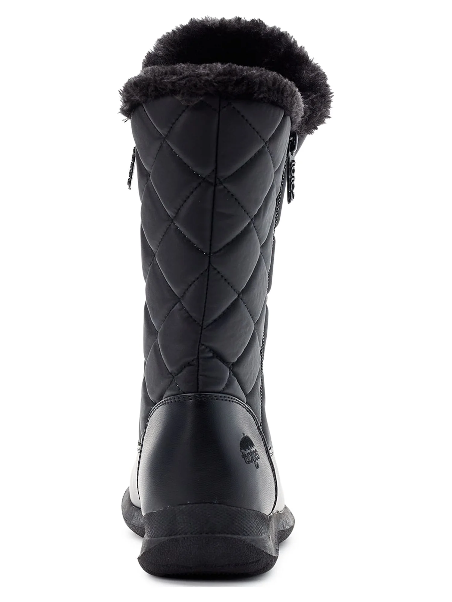 Totes Women's Edgen Waterproof Zip Up Snow Boots, Sizes 6-11, Wide Width Available