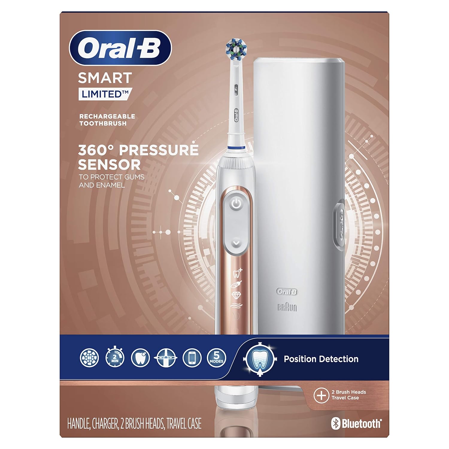 Oral-B Smart Limited Electric Toothbrush, Black