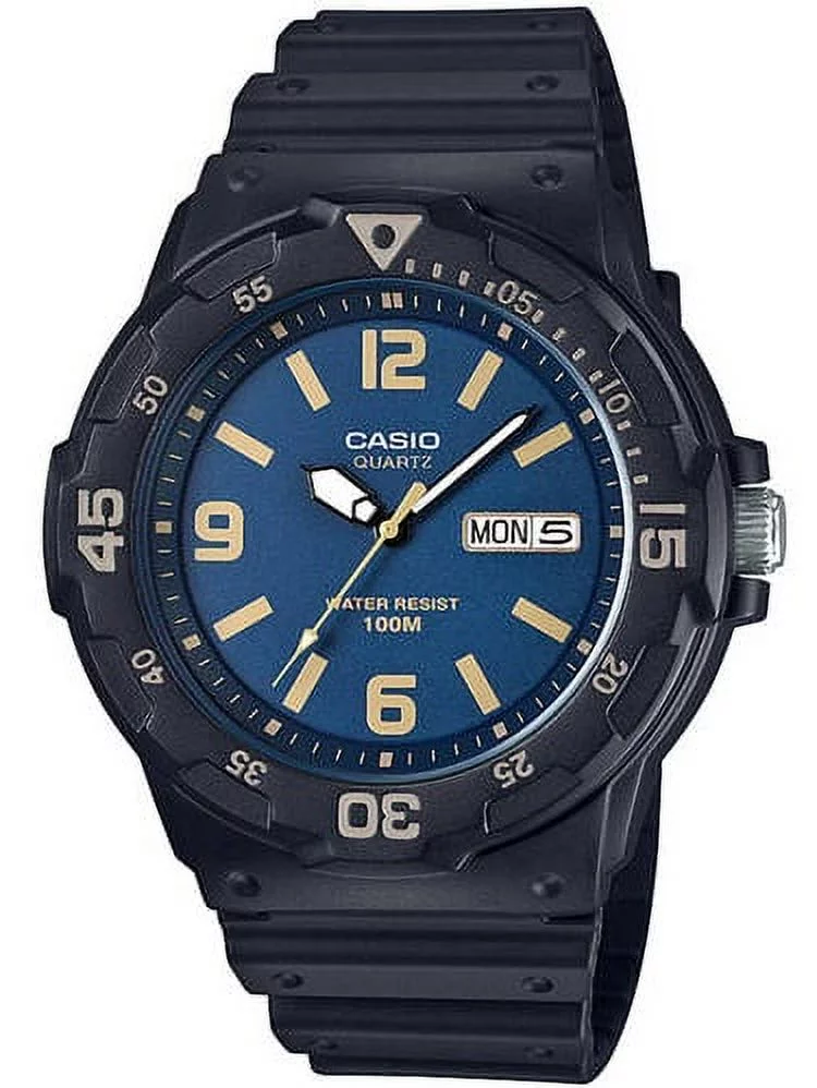 Men's Analog Watch, Blue Dial MRW-200H-2B3VCF