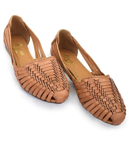 Macarena Collection Womens Shoes Leather Sandals for Women | Huarache Handmade Mexican Sandals | Comfortable & Stylish Womens Sandals 2167
