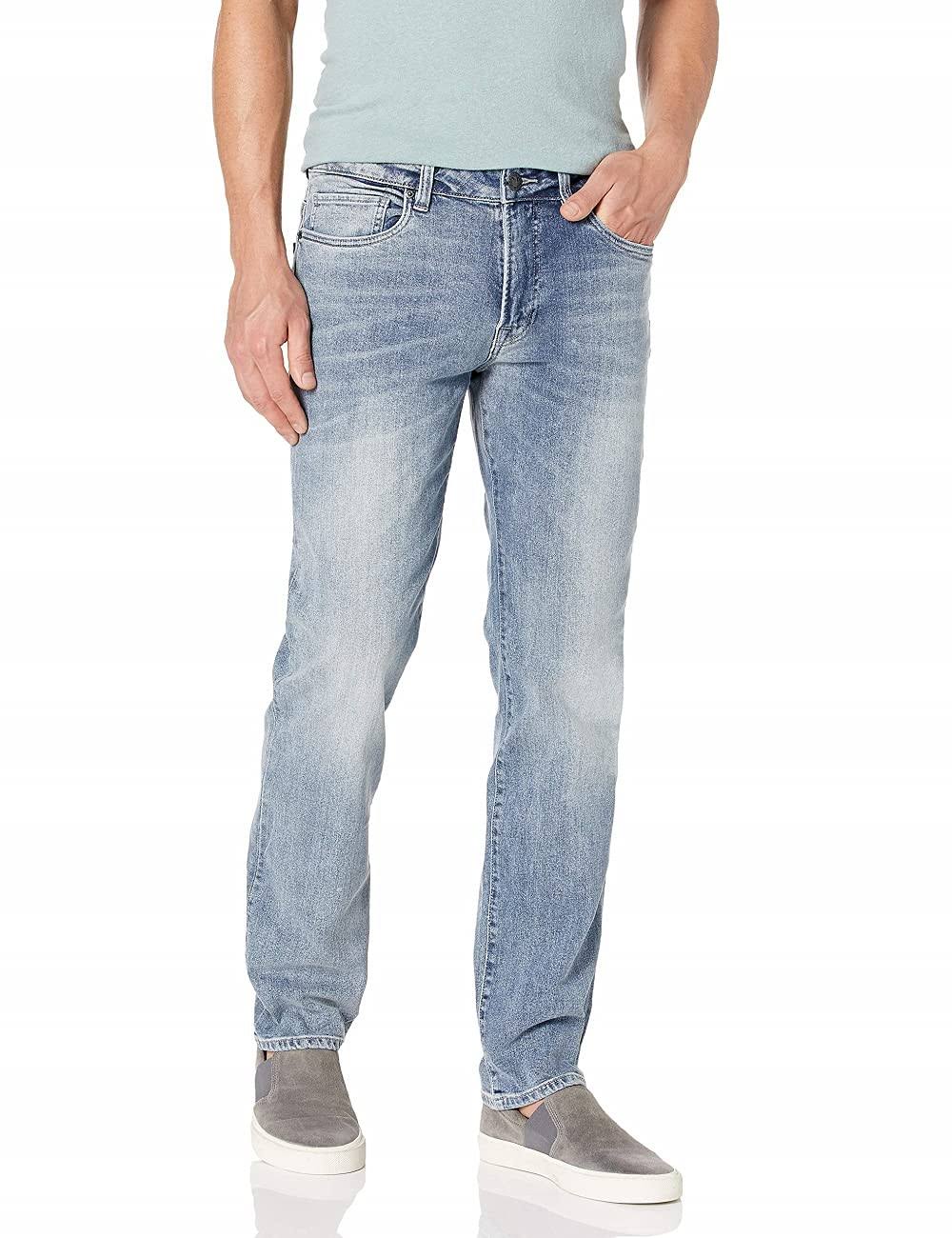 Buffalo David Bitton Men&s Straight Six Jean Indigo 44 32