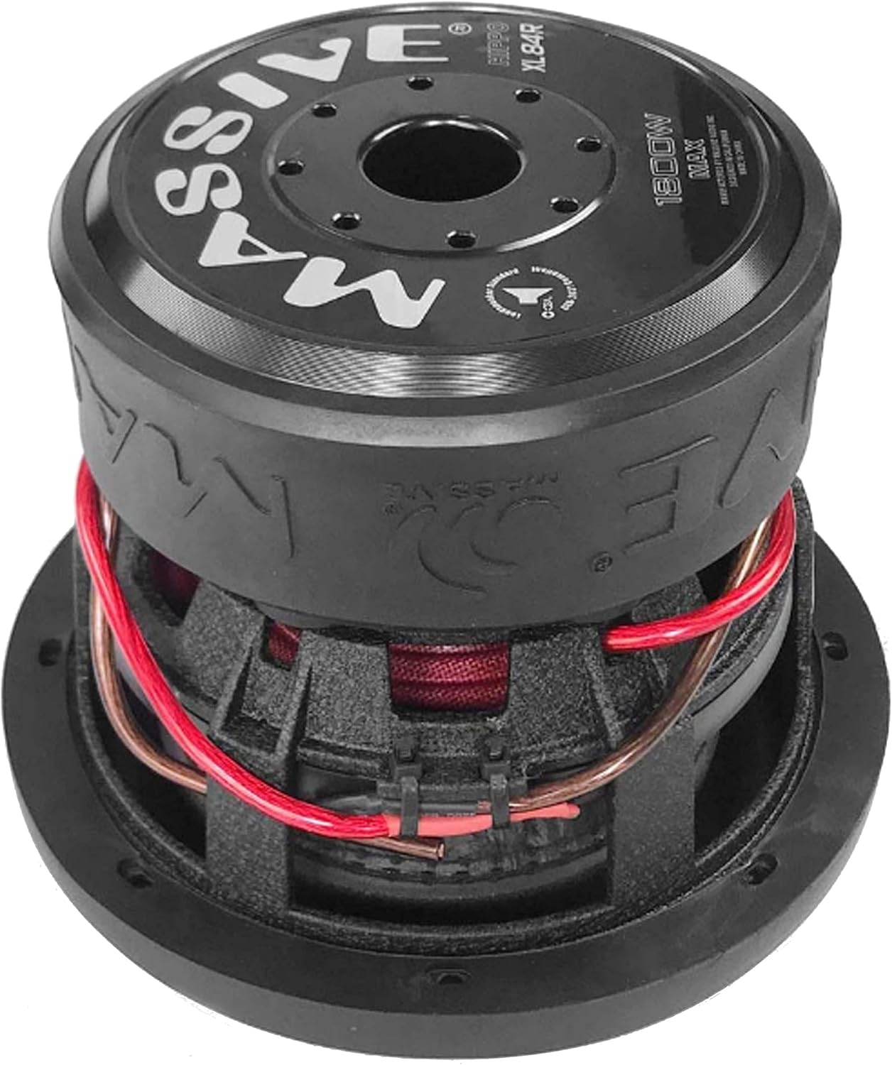 Massive Audio HIPPOXL84R - 8 Inch Car Audio Subwoofer, High Performance Subwoofer for Cars, Trucks, Jeeps - 8