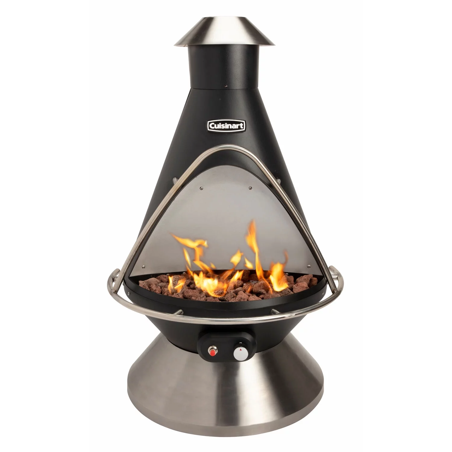 Cuisinart Chimenea Propane Fire Pit, Patio Heater with Tip-Over Safety Switch