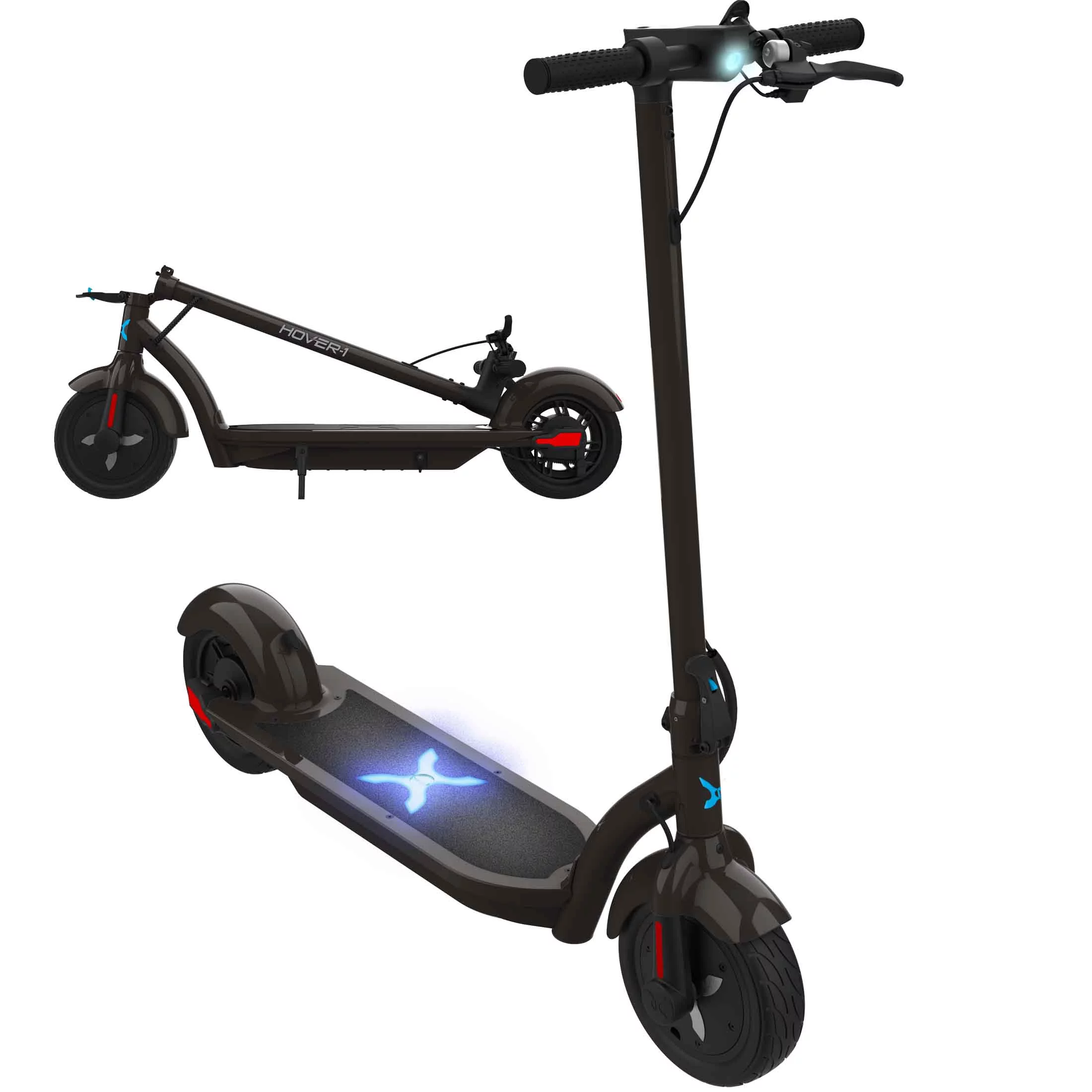 Hover-1 Alpha Electric Scooter, 18 mph Speed, 264 lb Max Weight, Black, UL 2272 Certified
