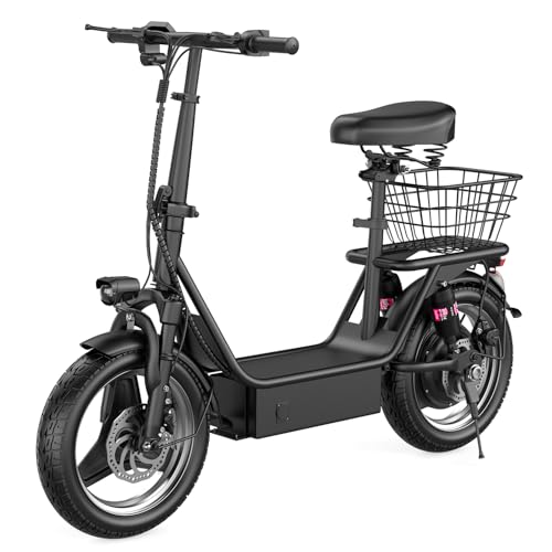 Electric Scooter for Adults, 500W Motor, 20-25 MPH and 20-30 Miles Long Range, 14