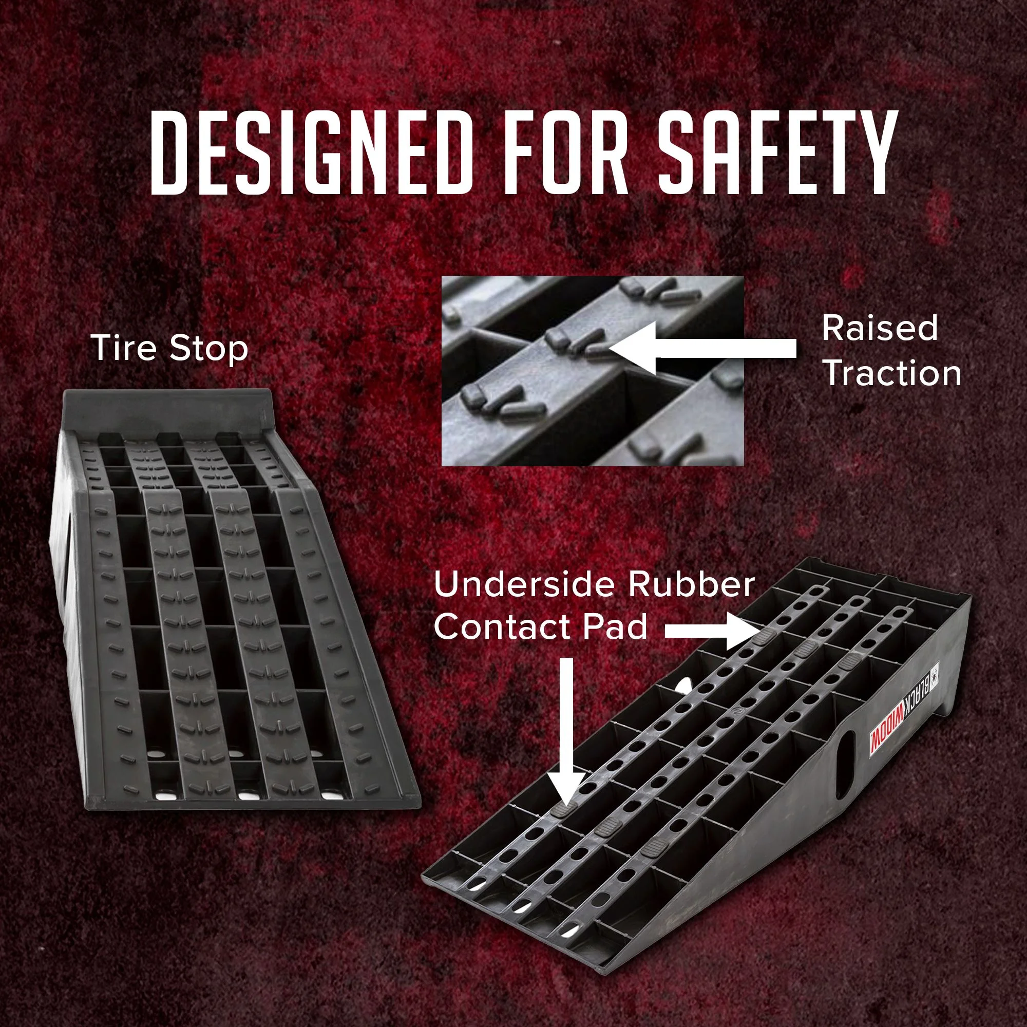 Black Widow PSR295 Plastic Car Service Ramps