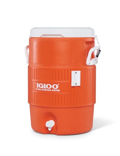 Igloo Sports Cooler Water Beverage Dispenser, Insulated 5 & 10 Gallon Water Cooler, Insulated Drink Dispenser with Spout, Portable Handwashing Stations