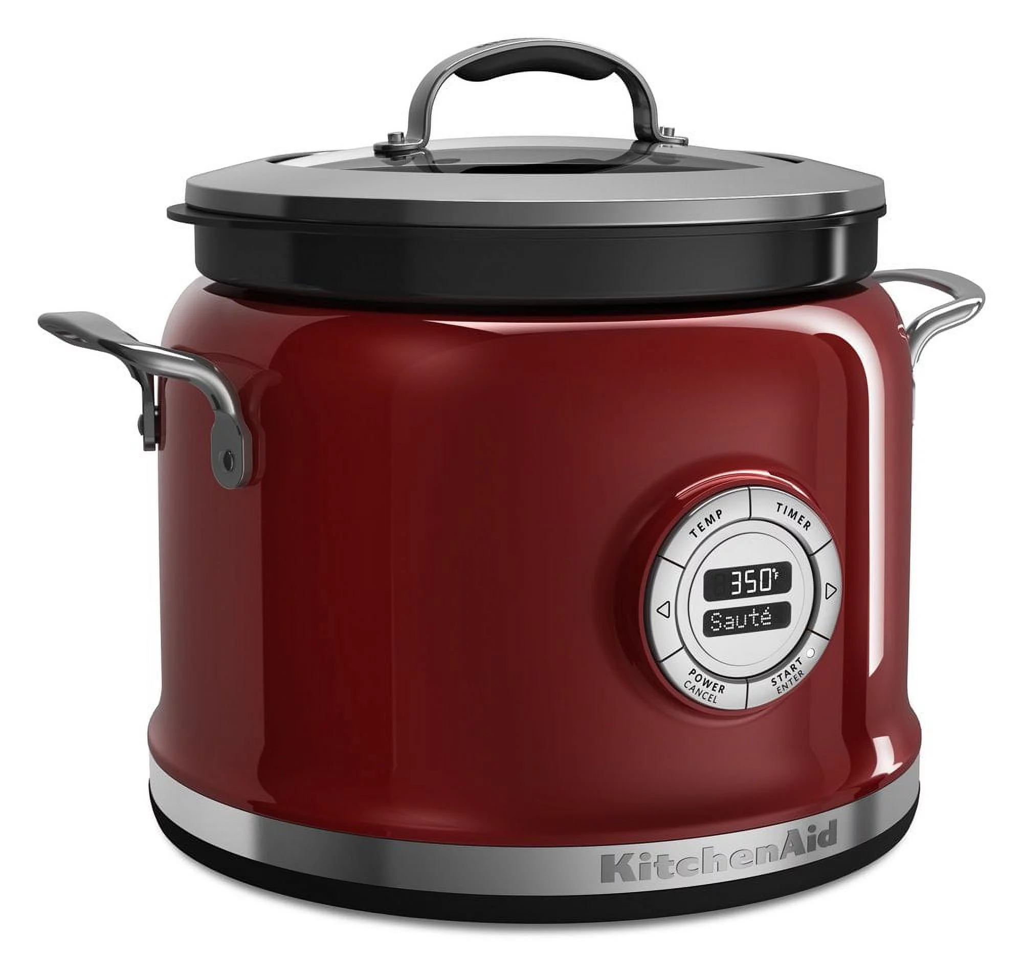 KitchenAid Multi-Cooker KMC4241CA 4-Qt All-in-One Cooking System Candy Apple Red