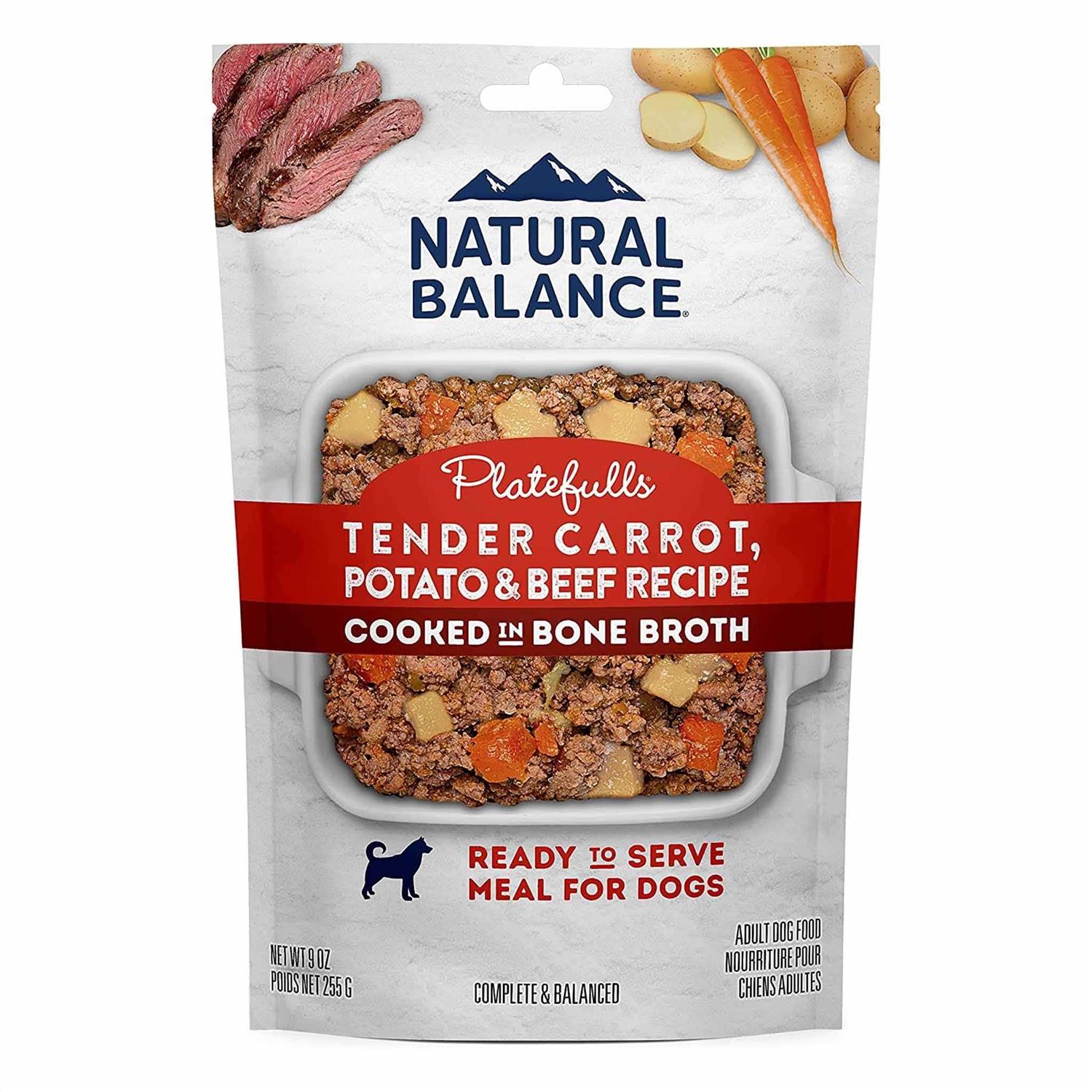 Natural Balance Platefulls Tender Beef & Potato Recipe Wet Dog Food - Pet Supplies online store