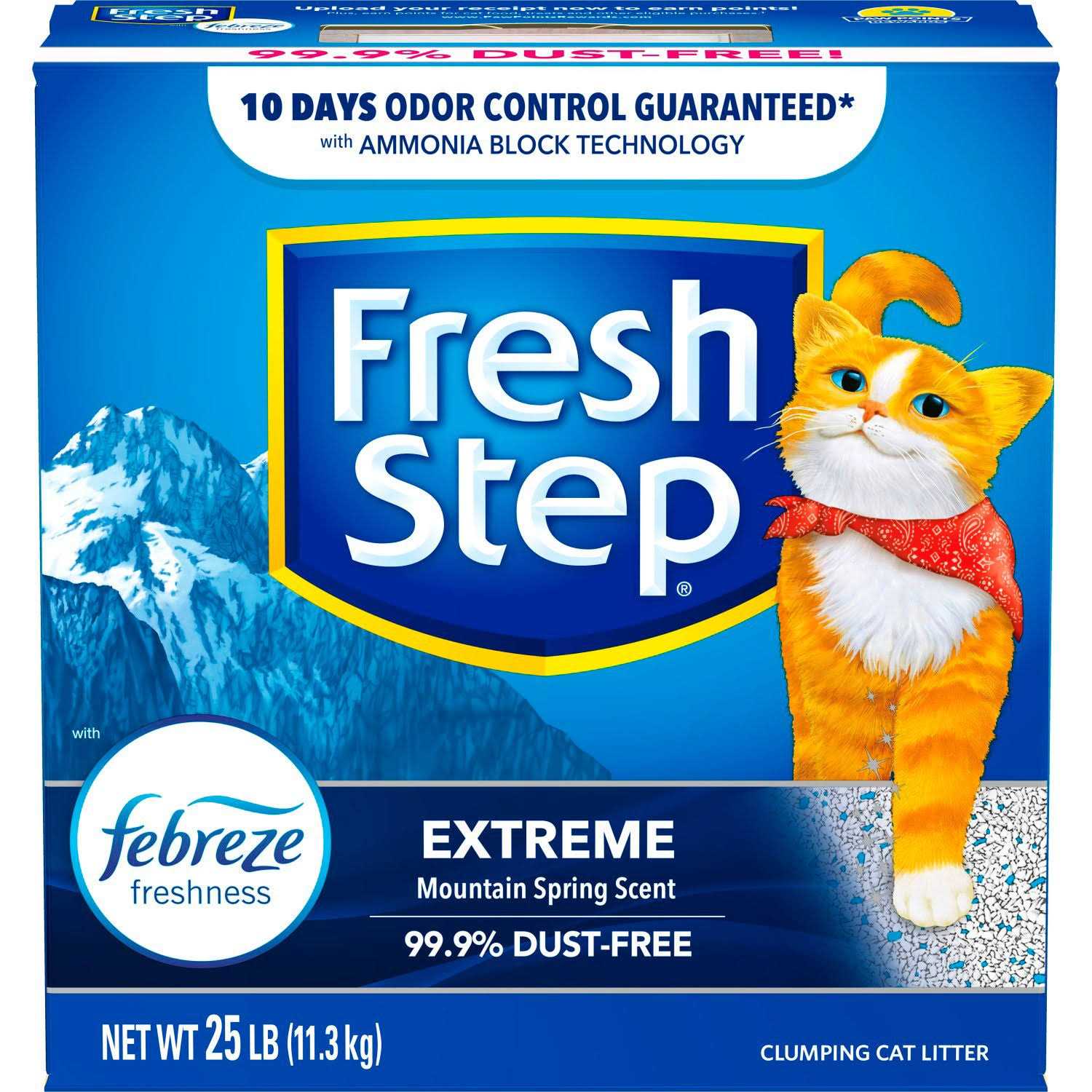 Fresh Step Extreme Febreze Clumping Cat Litter - Pet Supplies online store