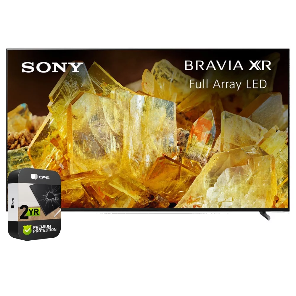 Sony XR85X90L Bravia XR 85 inch X90L 4K HDR Full Array LED Smart TV 2023 Model Bundle with 2 YR CPS Enhanced Protection Pack