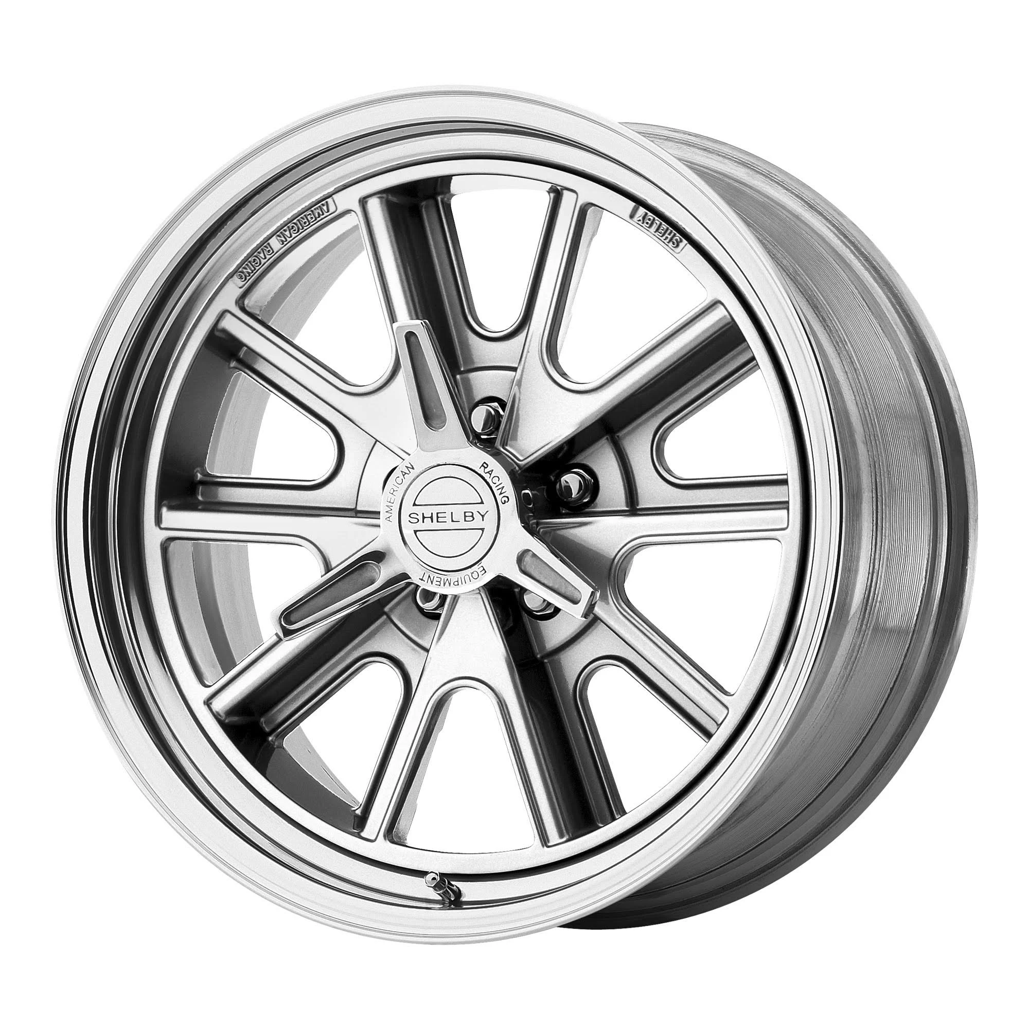 American Racing Shelby Cobra Wheel 15x7 5x4.75 (5x120.65) Polished -12 mm Offset