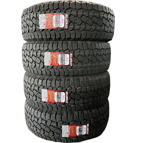 All-Terrain Mud Radial Tire BW LT265/70R17/10PR A/S Max Load 121/118Q Load Range E for Light Truck/Pickup/SUV (265/70R17/10PRBW*4)