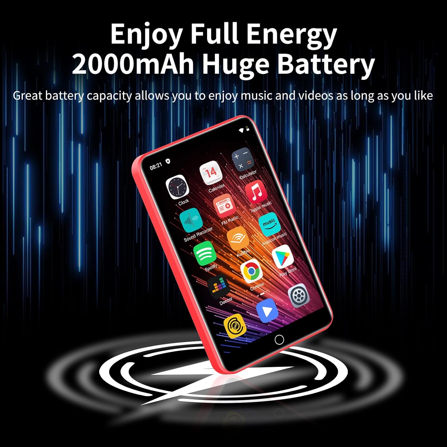 80GB MP3 Player with Bluetooth and WiFi, 4.0