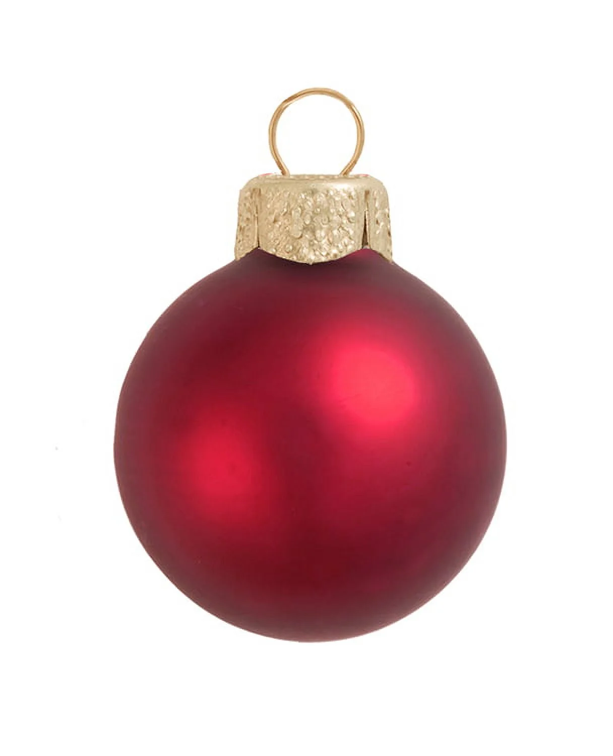 Whitehurst Matte Finish Glass Christmas Ball Ornaments - 4