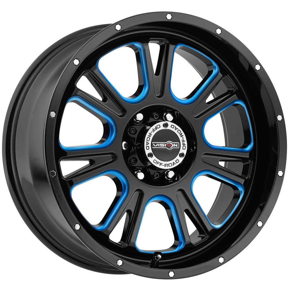 Vision Wheel 399 Fury, Black