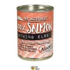 Against the Grain Nothing Else Grain Free One Ingredient 100% Salmon Canned Dog Food - 11 oz, case of 12 | PetFlow - Pet Supplies online store