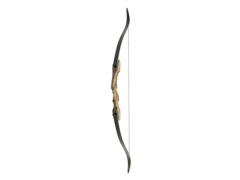 October Mountain Smoky Mountain Hunter Recurve Bow 62 in. 35 lbs LH, Brown, OMP1696235