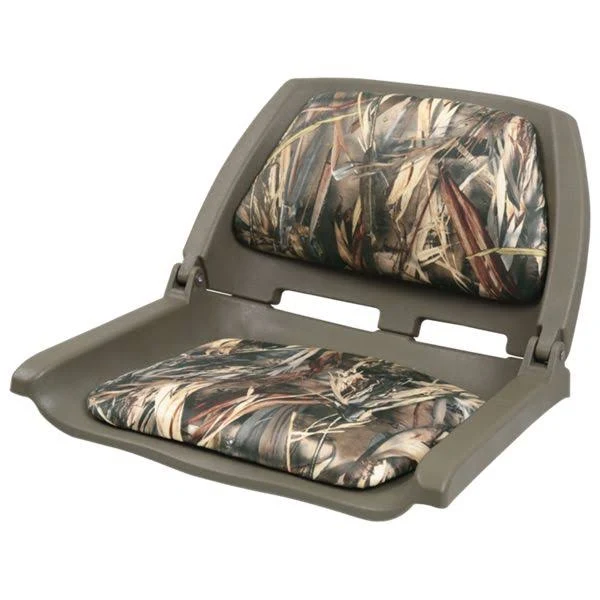 Bass Pro Shops Padded Folding Molded Boat Seat - Camo