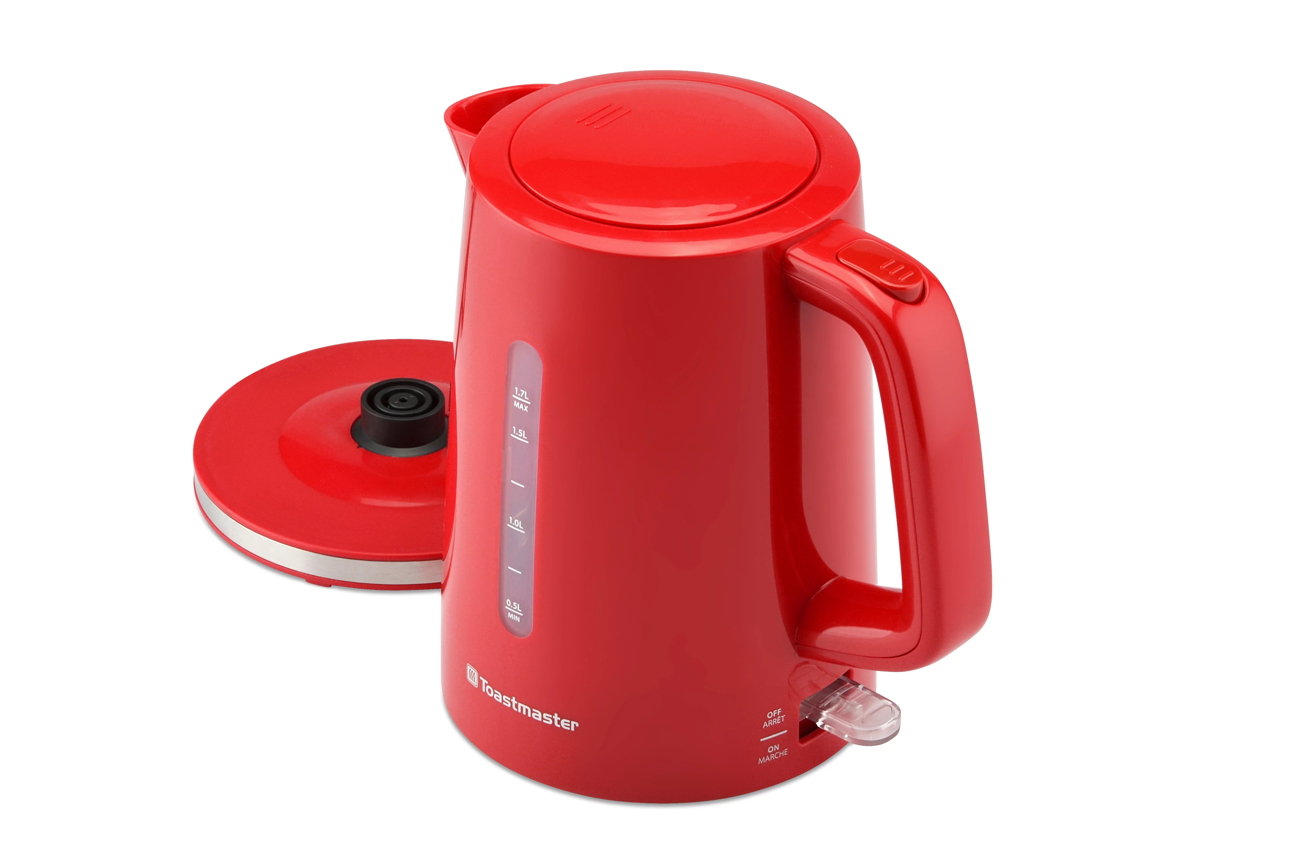 Toastmaster 1.7-Liter Electric Kettle - Red