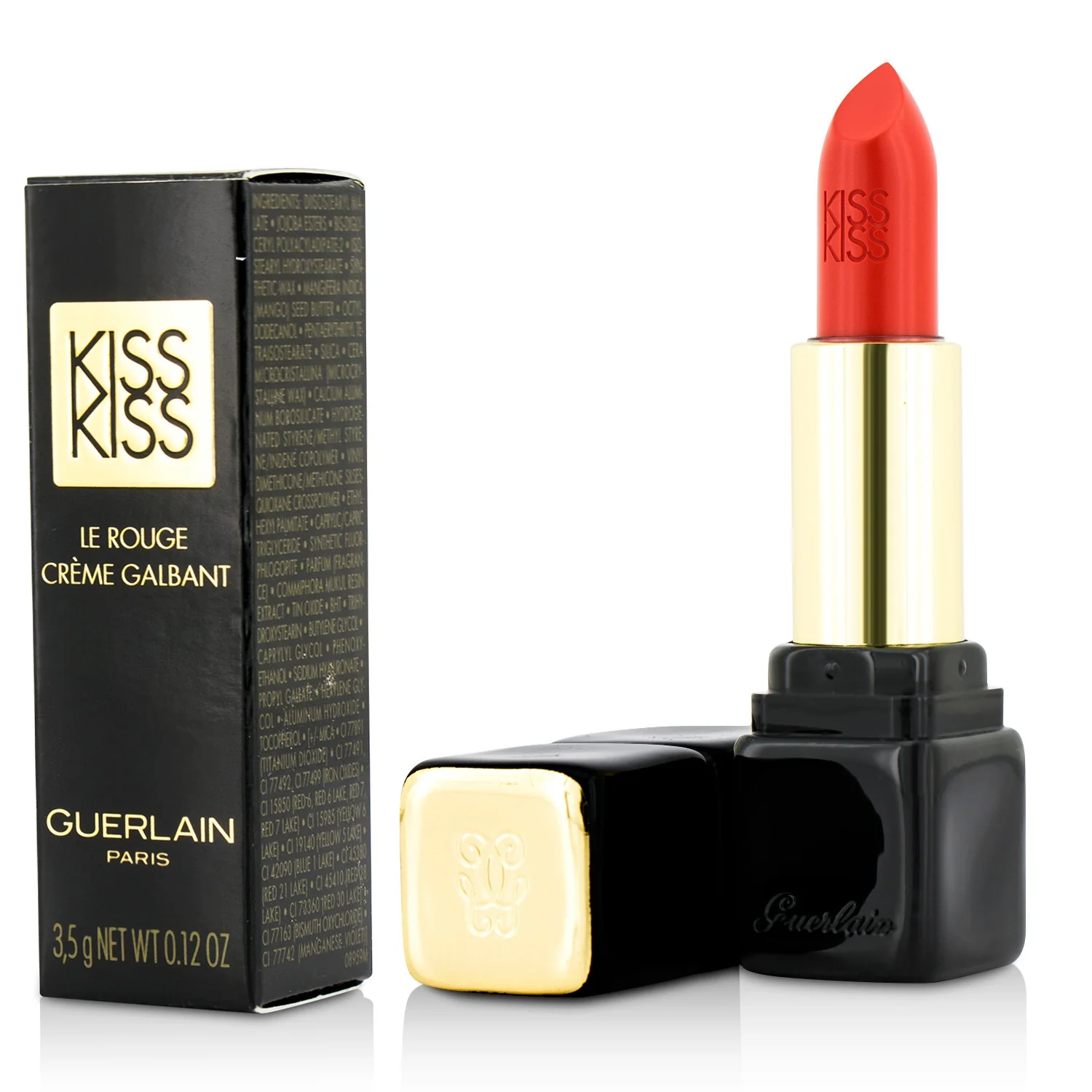Guerlain KissKiss Shaping Cream Lip Colour - # 330 Red Brick  3.5g/0.12oz