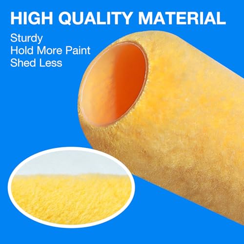 18 piece 9 inch all paints paint roller,paint roller covers,paint roller sets,paint roller covers 9 inch,paint roller kits