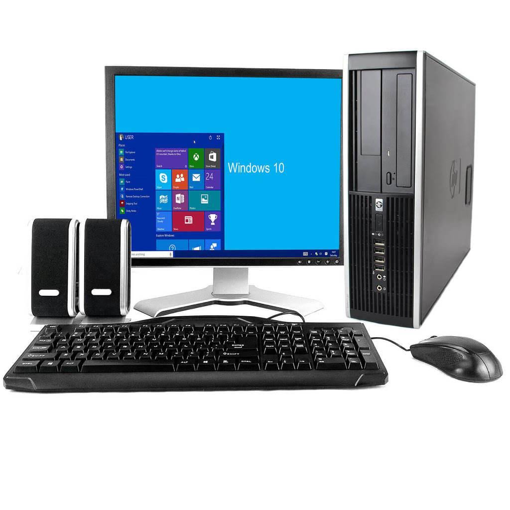 HP 8000 Elite Desktop Core 2 Duo 3.0GHz 8GB Ram 1000 DVD Windows 10 PR