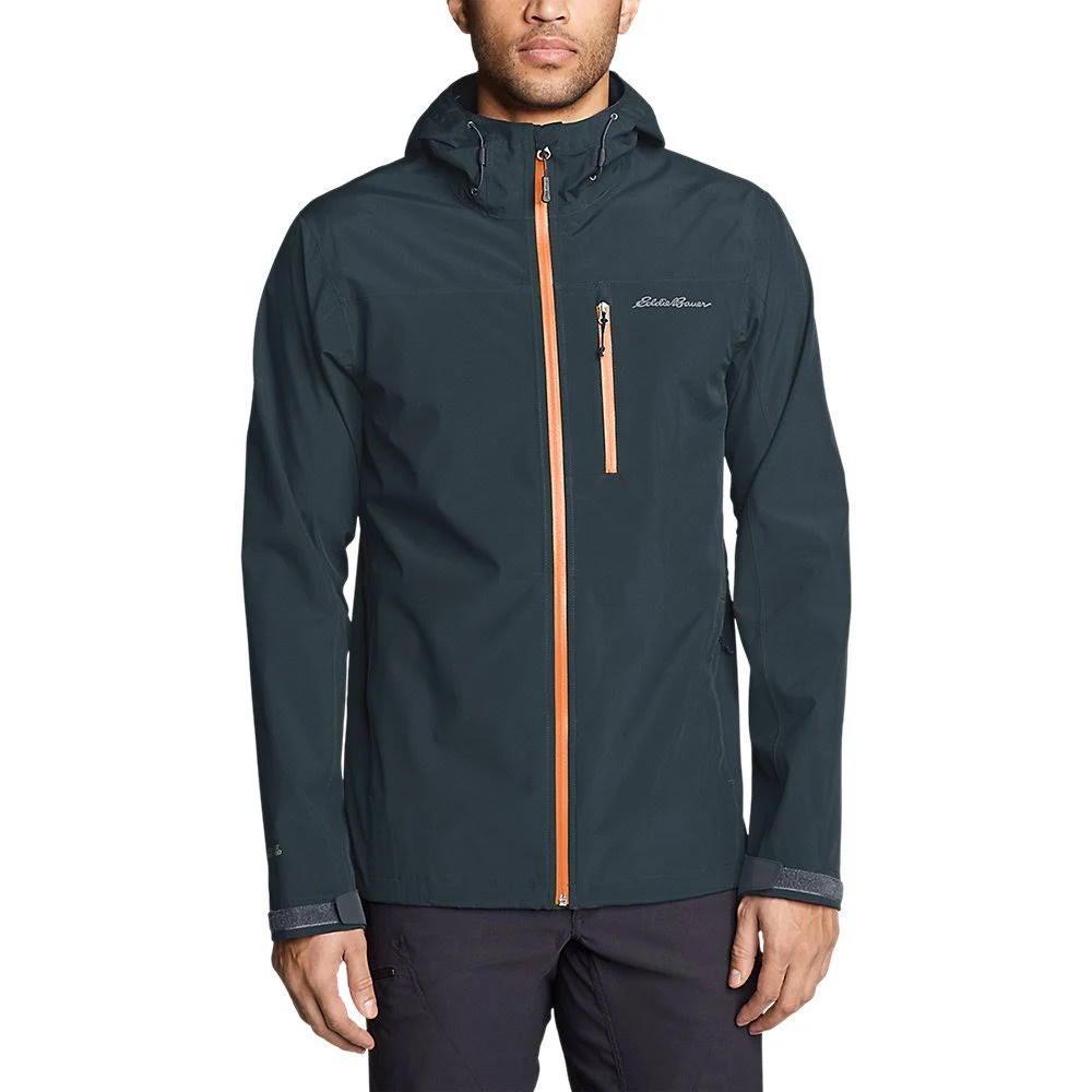 Eddie Bauer Men&s Cloud Cap Stretch 2.0 Rain Jacket - Blue - S