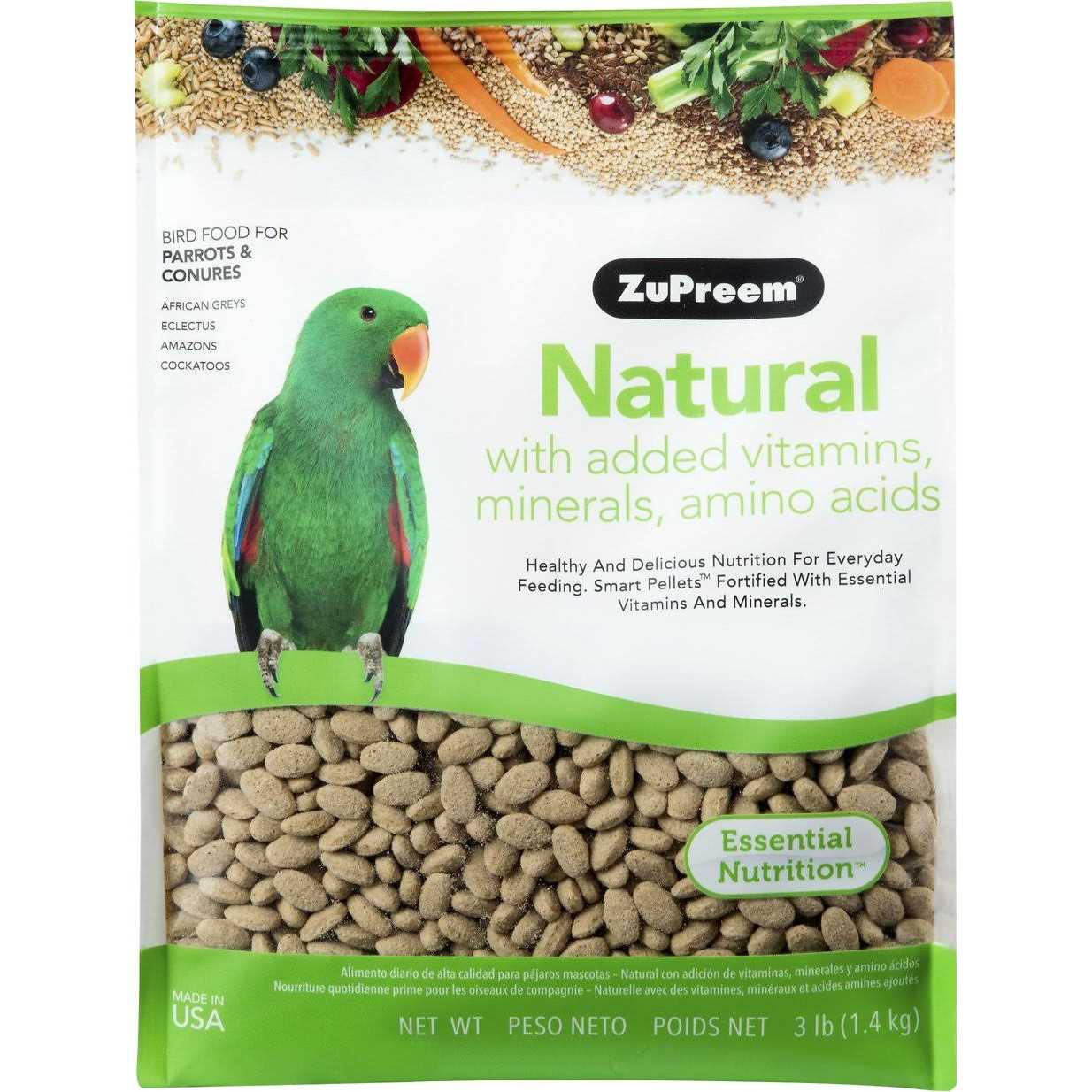 ZuPreem Natural Bird Food - Pet Supplies online store
