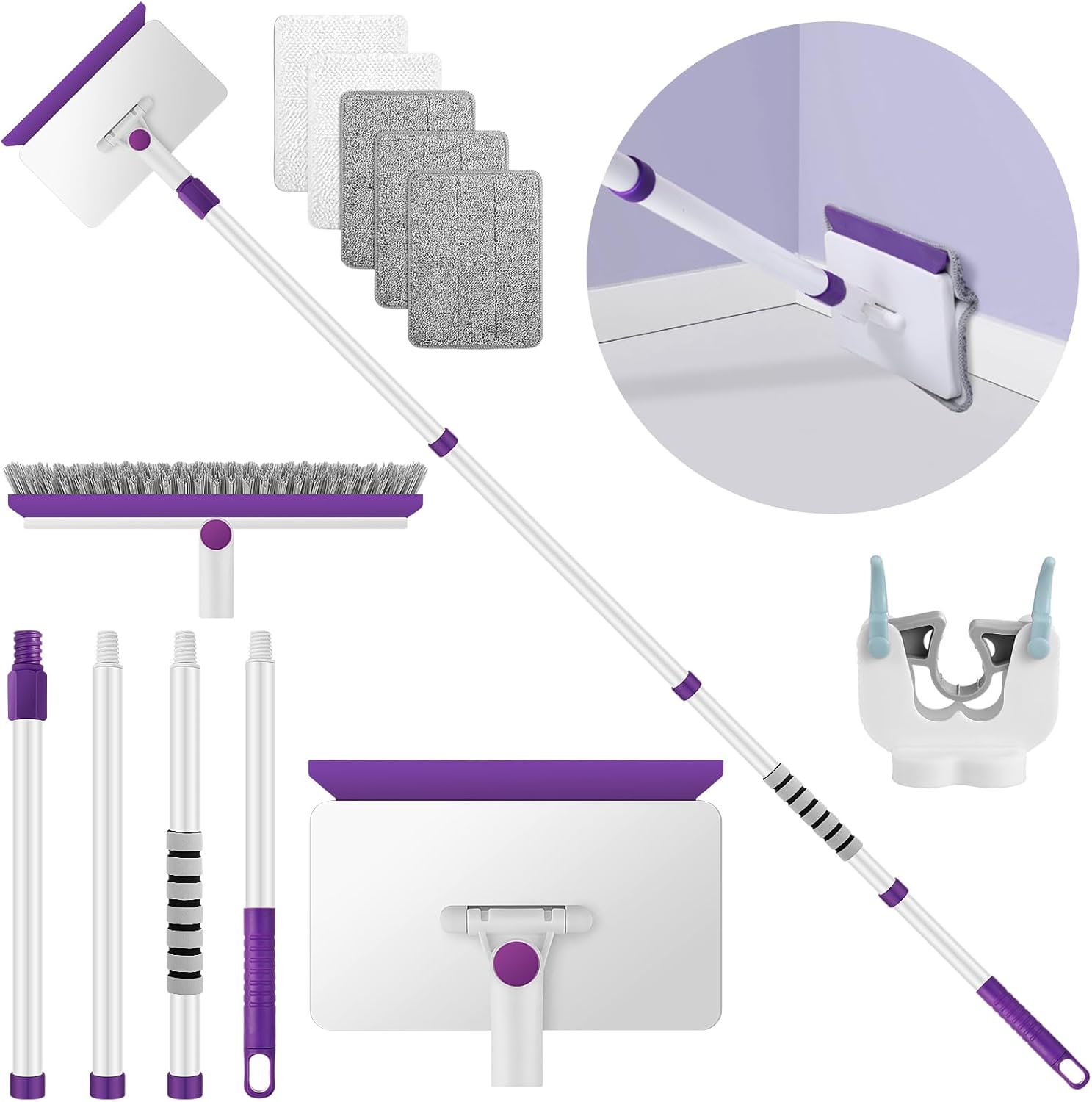 Baseboard Cleaner Tool with Handle, 60