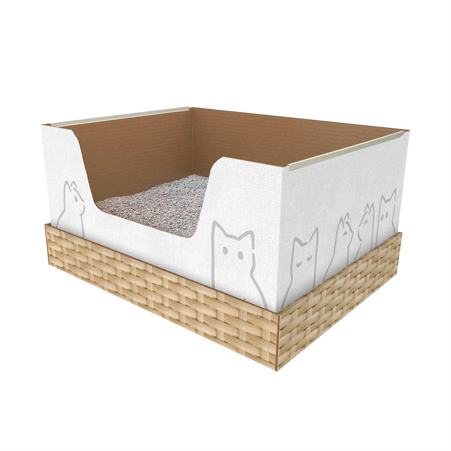 Kitty Poo Club Recyclable Cat Litter Box with Clay Litter - Pet Supplies online store