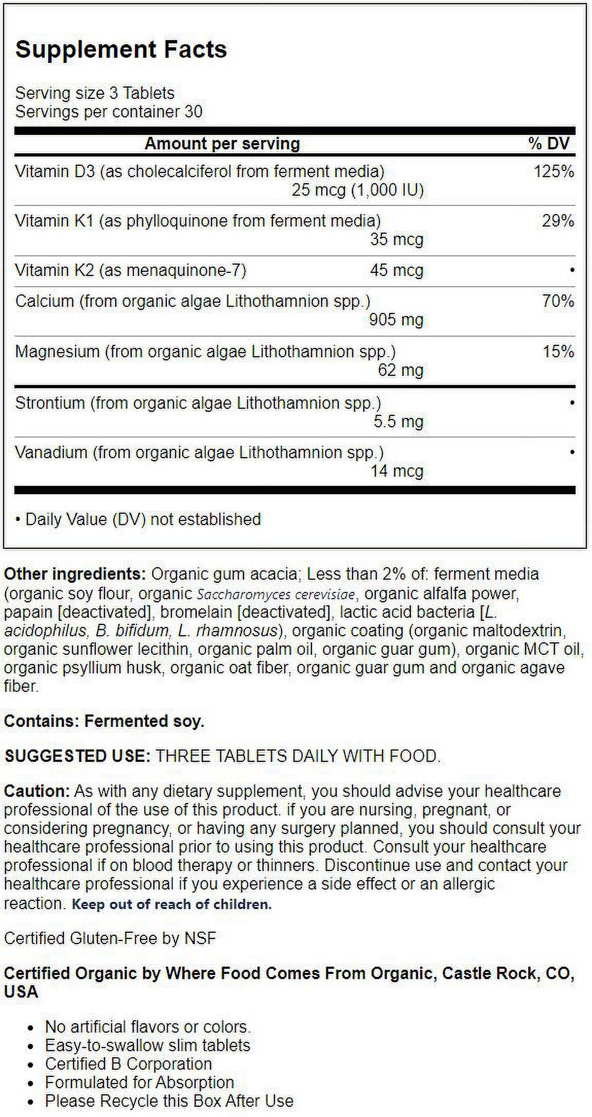 New Chapter Bone Strength Calcium Slim Tabs, 90 Ct