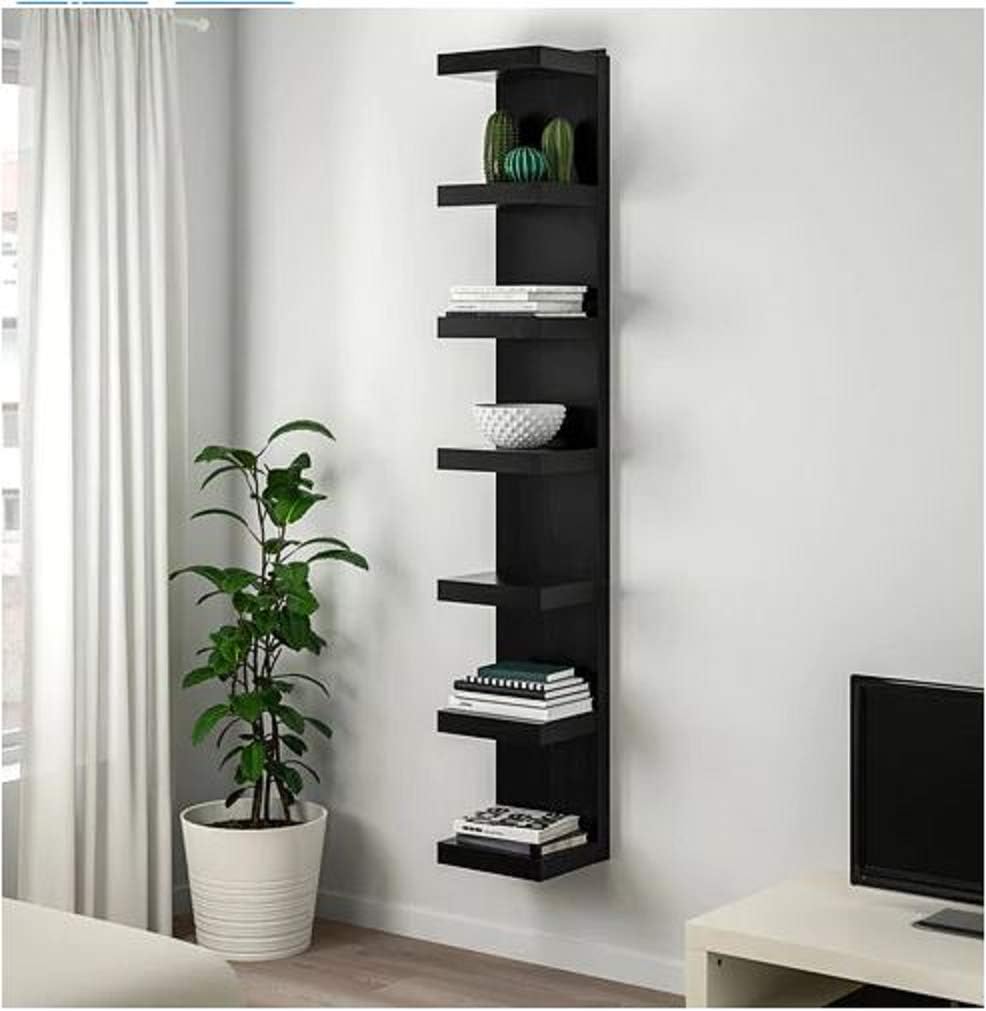 LACK IKEA Shelving Unit: Black/Brown [75