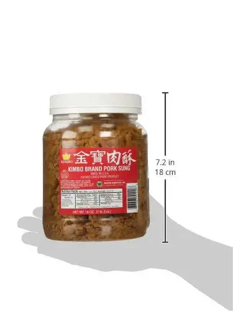 Kimbo Brand Sung Cooked Dried Pork 18 Oz (1Lb, 2Oz)