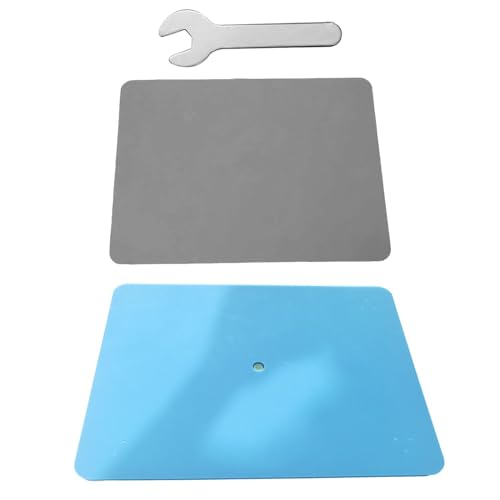Leveling Table for Large Resin Models, Adjustable Leveling Board for Epoxy Resin & Art Craft Projects, Resin Supplies, White and Blue