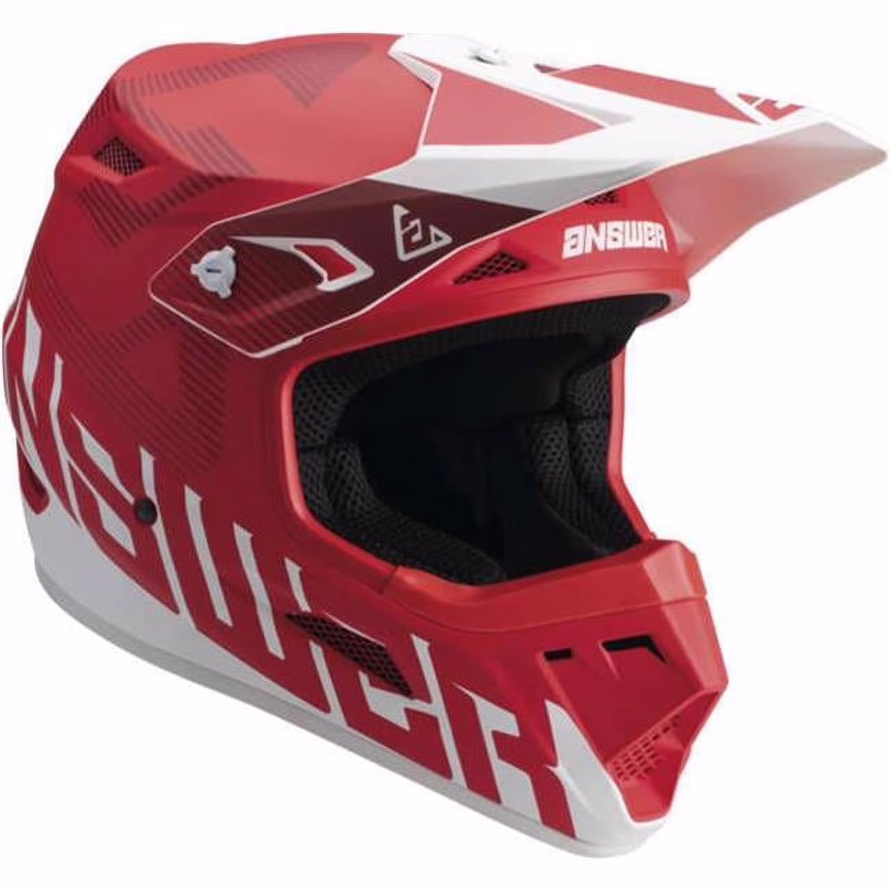 Answer AR1 V2 Bold MX Offroad Helmet Red/White SM