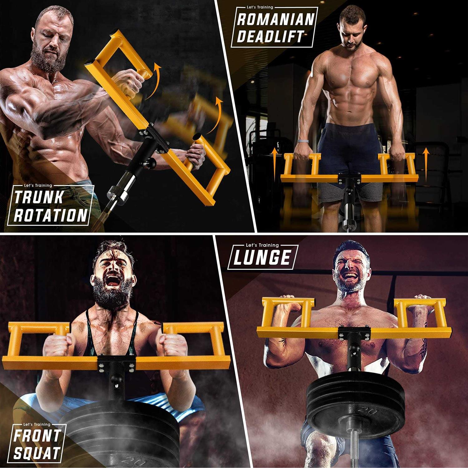 Yes4All Viking Press AttachmentLandmine Attachment for Barbell Great Landmine Exercise Equipment for 2-Inch Olympic Barbell - Sports Supplies Online Store