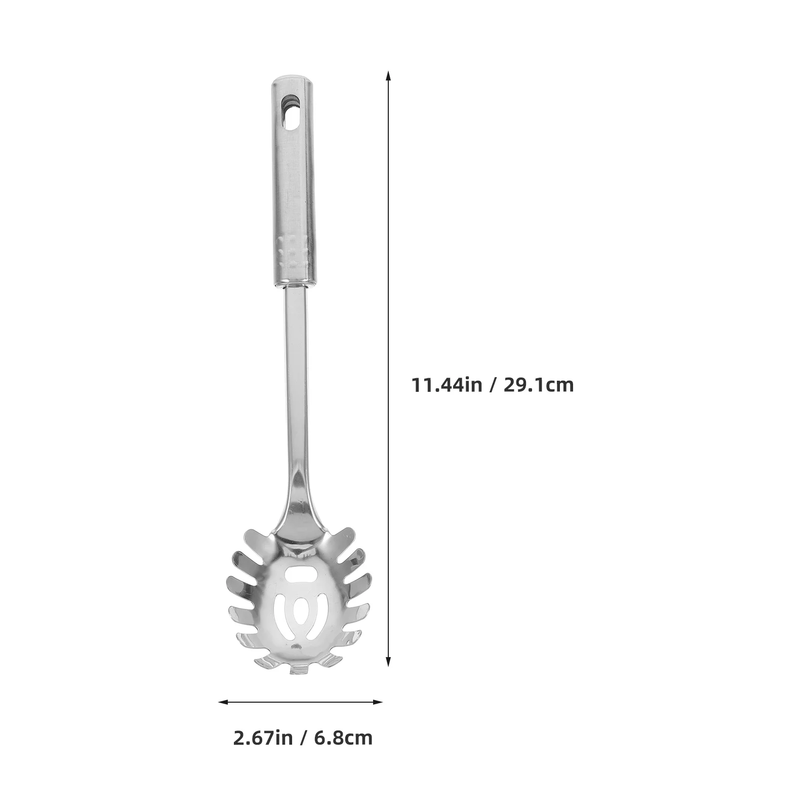 Stainless Steel Pasta Server 1 Set Spaghetti Spoon Noodle Claw Pasta Fork Metal Pasta Spoon Heat Resistant for Cooking