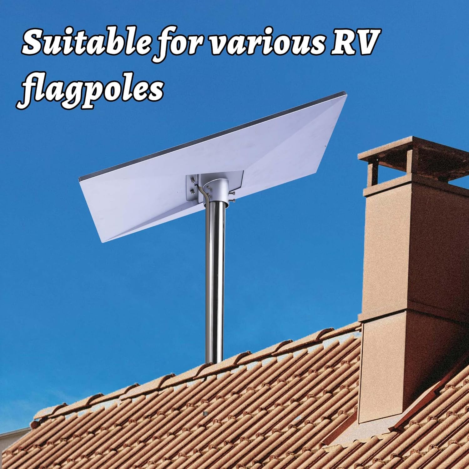 Starlink Gen 3 Pipe Adapter, Starlink Pole Mount, for Starlink Gen 3 Standard Dish, Gen3/V3 Starlink Standard Dish Mounting Plate Starlink Gen 3 Mounting Kit Starlink V3 Mounting Plate Roof Mount