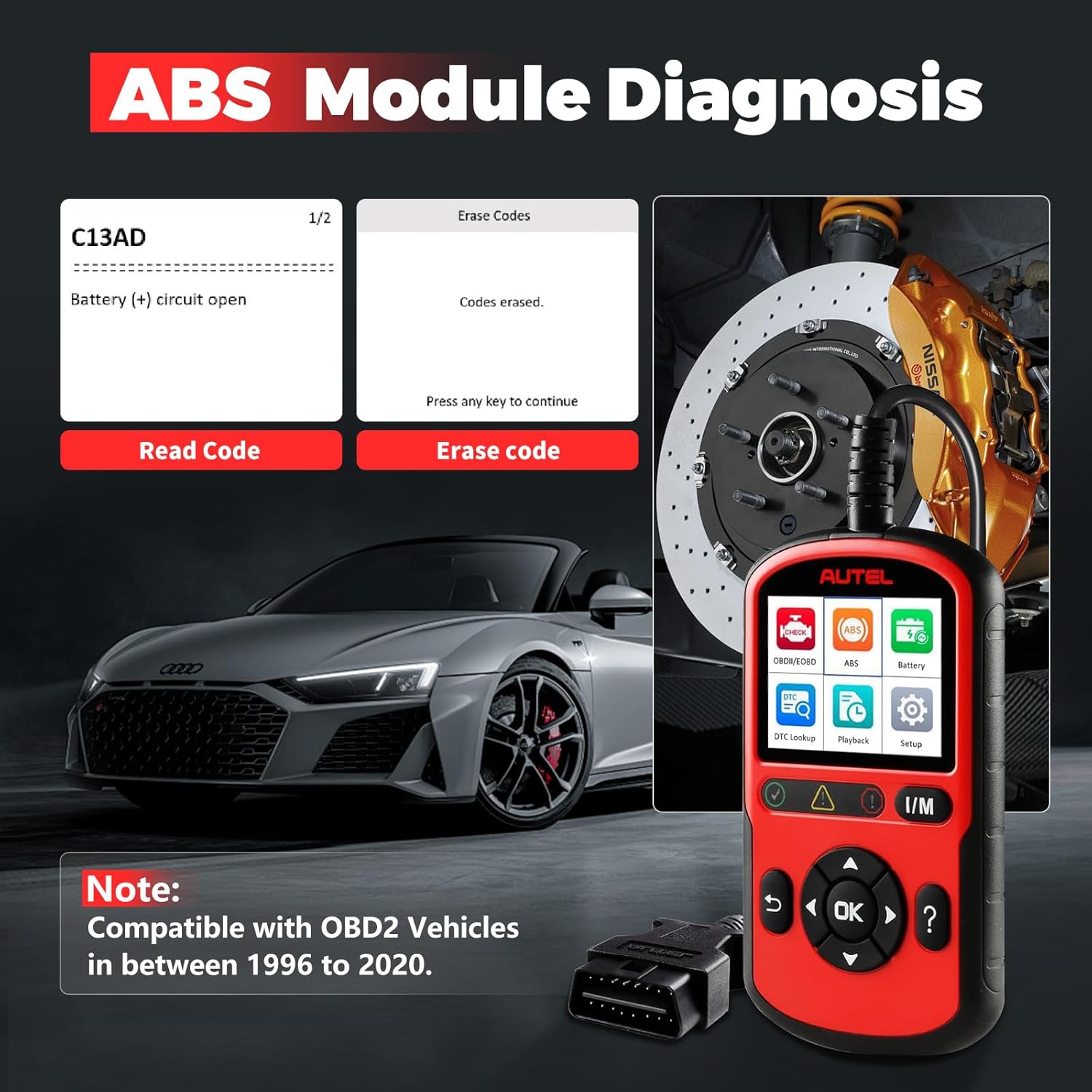 Autel Scanner MaxiCOM MK808Z-BT with Autolink AL549 OBD2 Scanner, Bidirectional Scan Tool with 28+ Services, Upgrade of MaxiCheck MX808S & MK808S