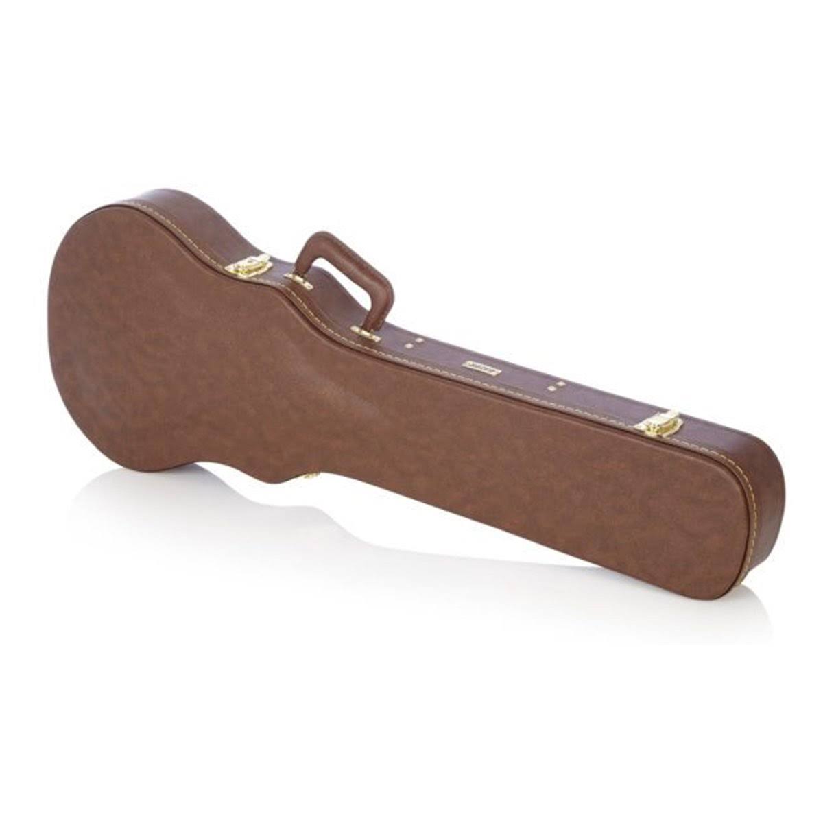 Gator GW-LP-BROWN Deluxe Wood Guitar Case