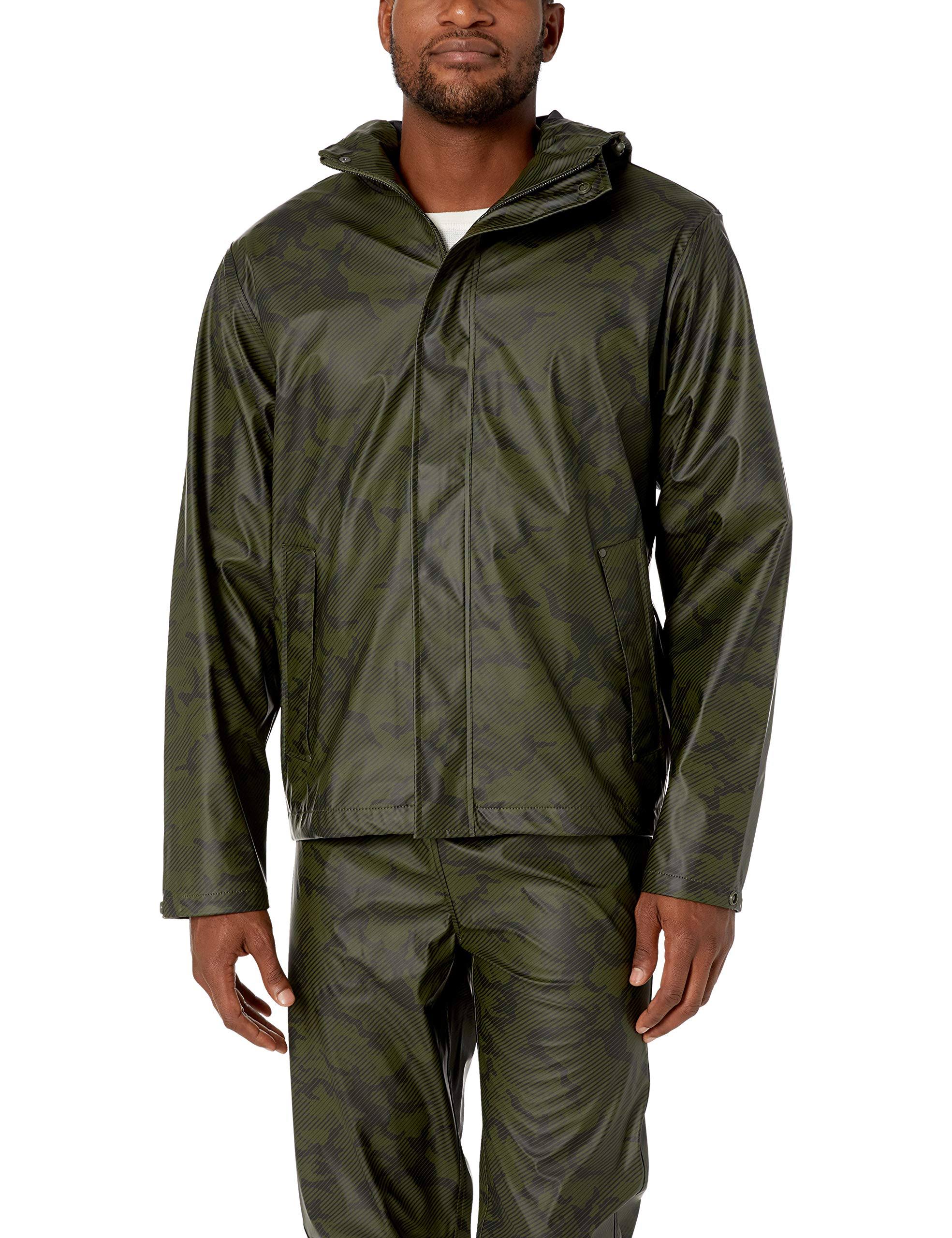 Helly Hansen Men&s Moss Waterproof Rain Jacket - Forest Camo M