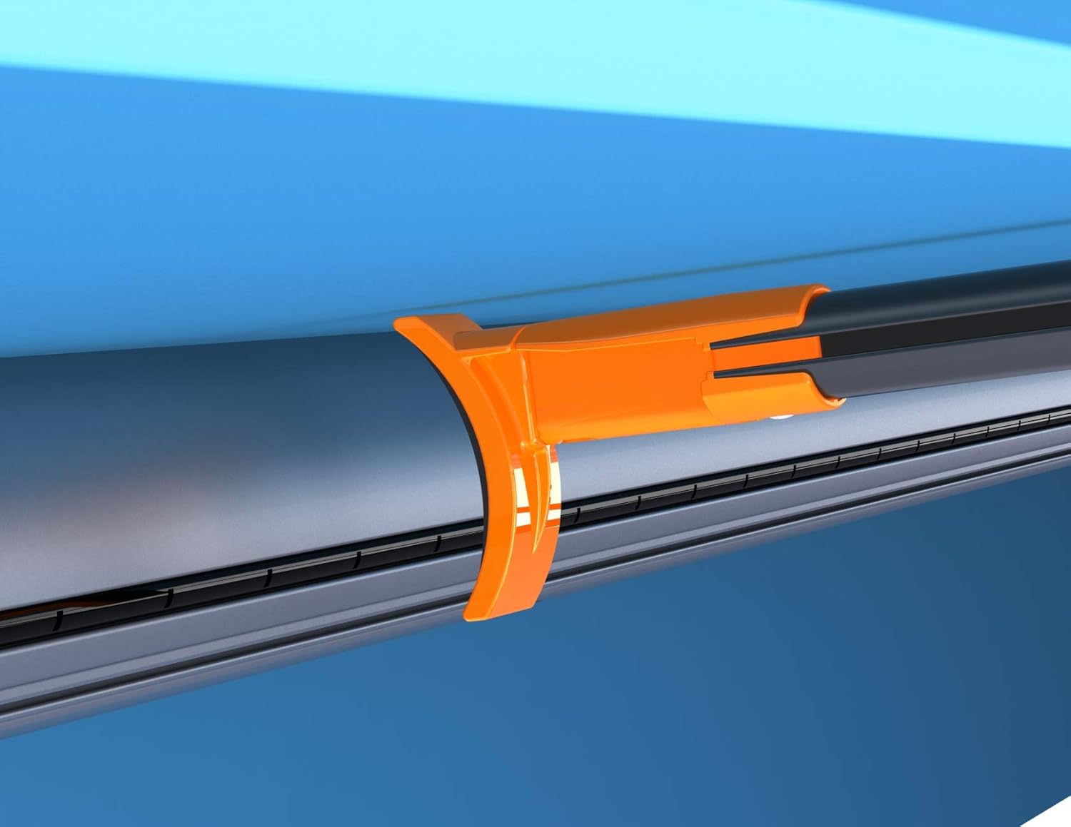 CAREFREE RV Awning Curved Rafter-Black