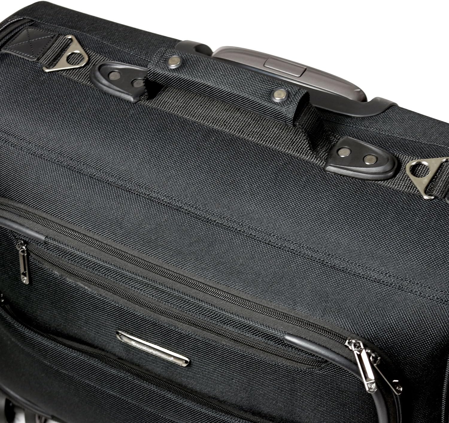 Traveler's Choice Carry-On Softside 8-Wheeled Spinner Garment Bag Luggage, Black, 21-Inch