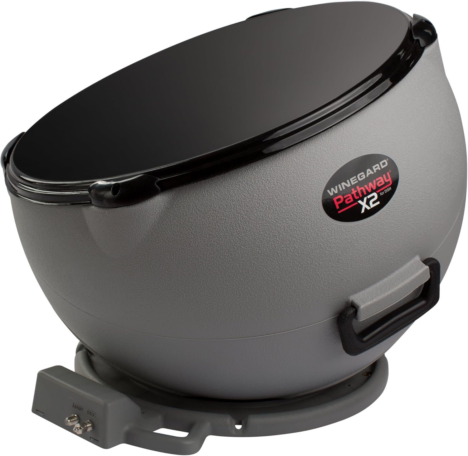 Winegard Pathway X2 PA6002R Satellite TV Antenna and DISH Wally Receiver Bundle (Dual Arc, 2 TV Viewing)