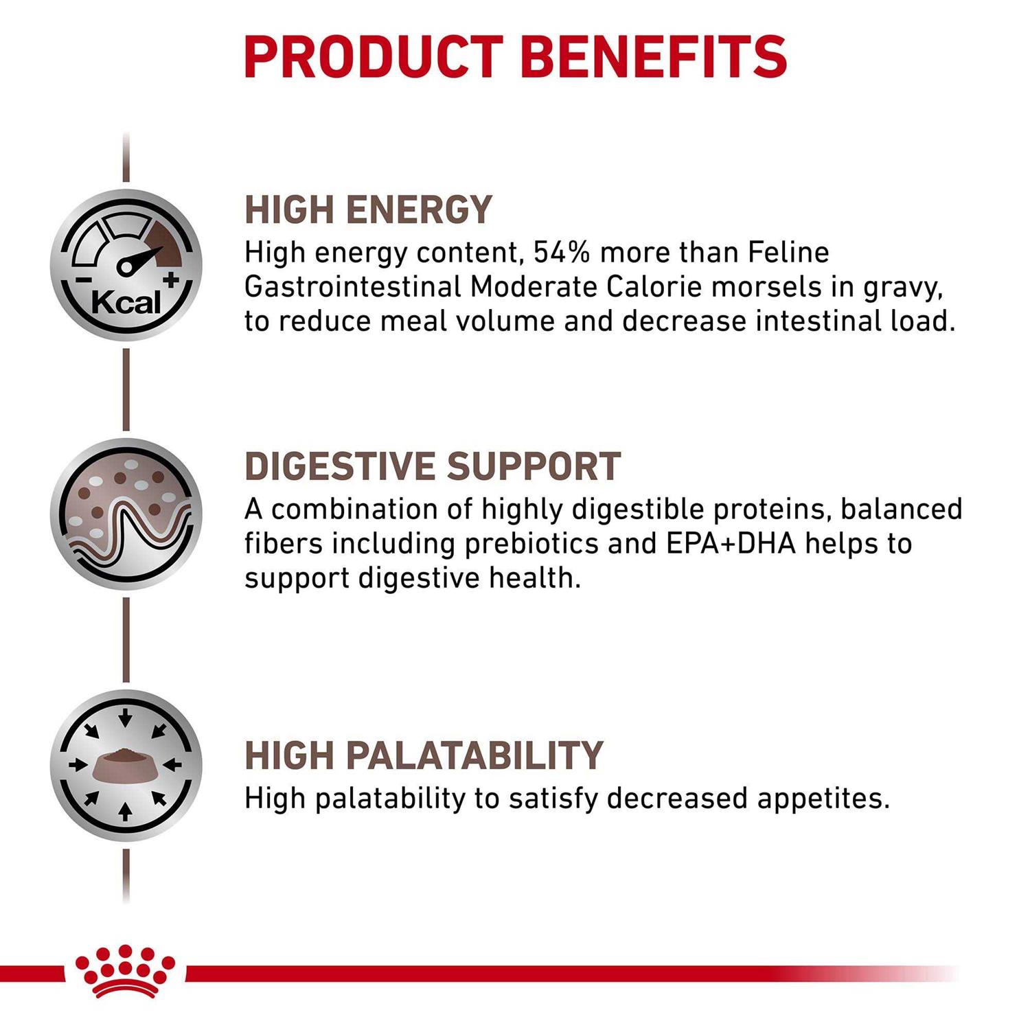 Royal Canin Veterinary Diet Gastrointestinal Loaf Canned Wet Cat Food - Pet Supplies online store