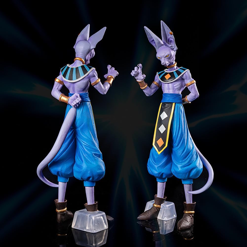 Beerus Figure Statues Figurine Lord Beerus Figure DBZ Collection Birthday Gifts PVC 10.5 Inch