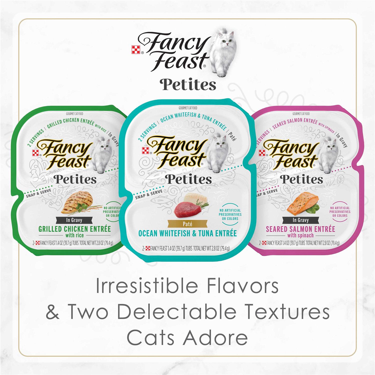 Purina Fancy Feast Petites Gravy Wet Cat Food Tender Beef with Carrots - Pet Supplies online store